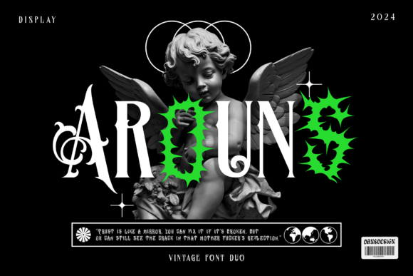 Arouns: The Bold Blackletter Typeface for Standout Branding