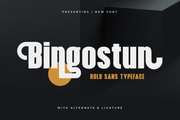 Bingostun: The Bold Sans Serif Typeface for Modern Editorial Design