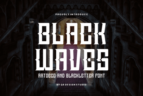 Black Waves: The Bold Typeface for Impactful Web Design