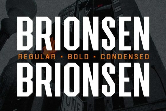Brionsen: The Strong Sans Serif Typeface for Digital Design