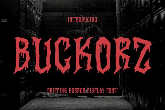 Buckorz: The Spooky Typeface That Brings Horror Branding to Life