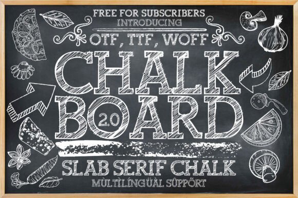 Chalkboard 2.0: The Perfect Slab Serif Font for Small Business Branding