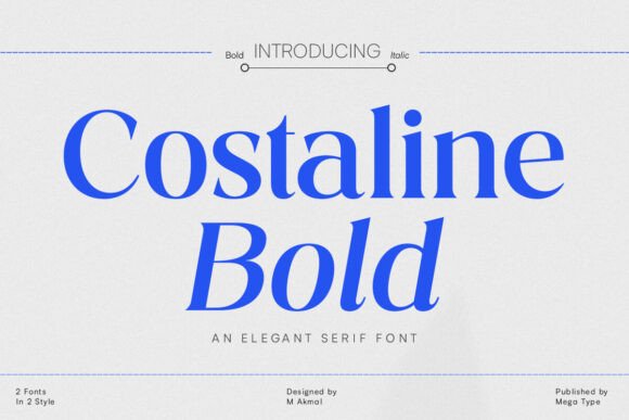 Costaline Bold: The Premium Serif Typeface for Polished Brand Identity