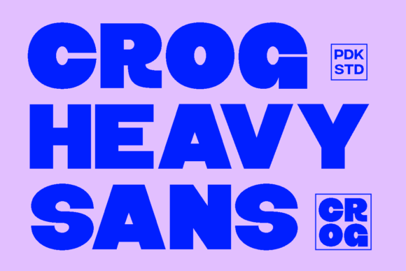 Crog: The Bold Sans Serif Typeface for Handmade Creators