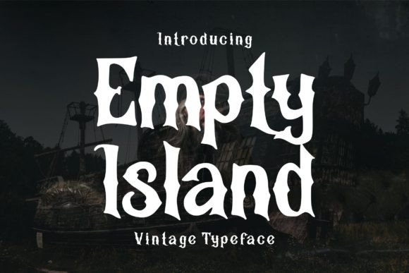 Empty Island: The Bold Blackletter Typeface for Handmade Branding