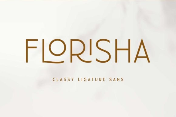 Florisha: The Playful Sans Serif Typeface for Modern Branding