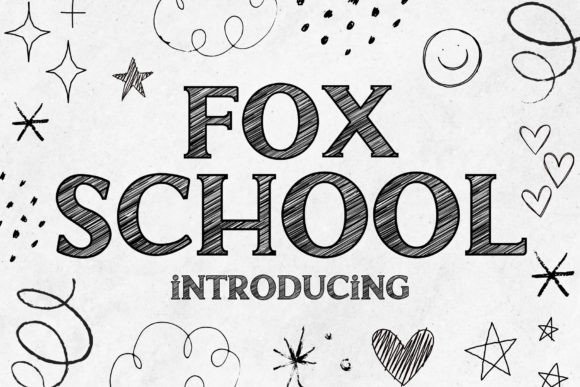 Fox School Typeface: A Bold Slab Serif for Web Design