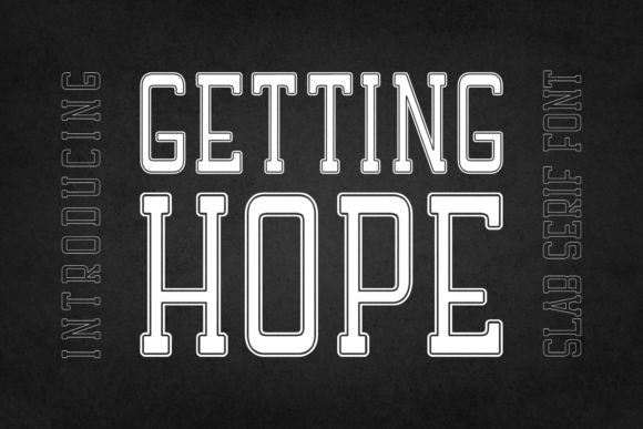 Getting Hope: A Strong Slab Serif Typeface for Modern Web Design