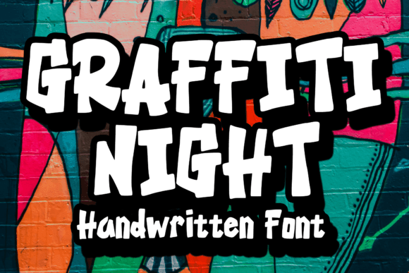 Graffiti Night: The Bold Typeface for Street-Style Branding