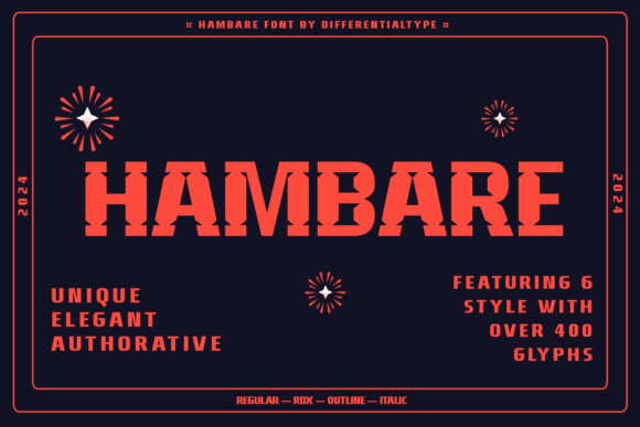 Hambare: The Modern Sans Serif Typeface for Digital Design