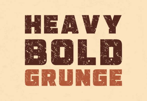Heavy Bold Grunge: A Typeface That Elevates Campaign Impact
