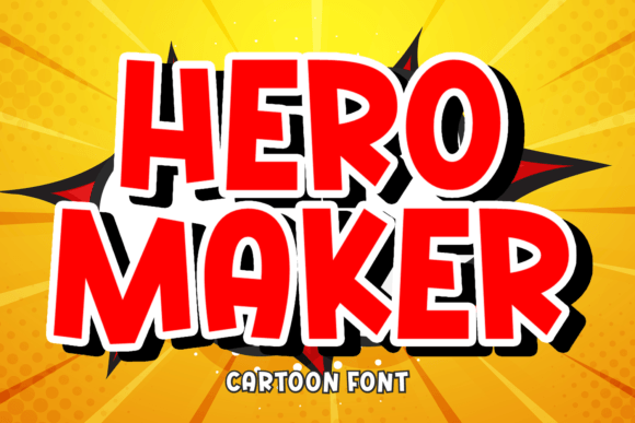 Hero Maker: The Bold Typeface for Superhero Web Design