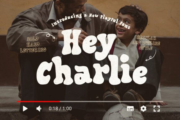 Hey Charlie: A Bold Serif Typeface for Real Branding Projects
