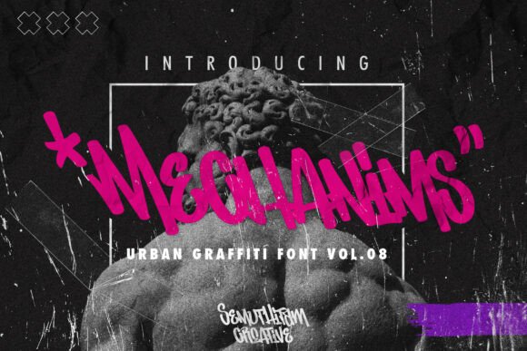 Mechanims: The Bold Blackletter Typeface for Scroll-Stopping Campaigns