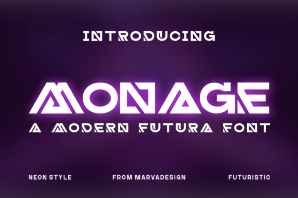 Monage: The Bold Typeface That Elevates Your Digital Brand