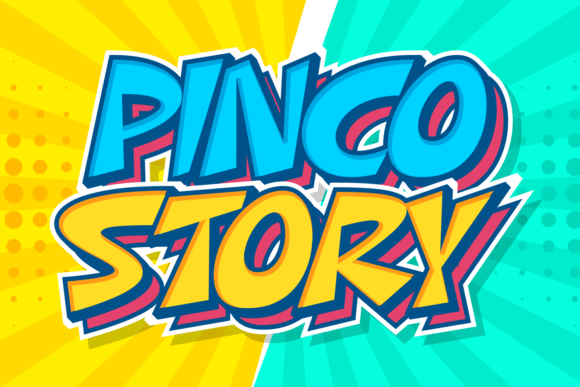 Pinco Story: A Dynamic Display Typeface for Editorial Design