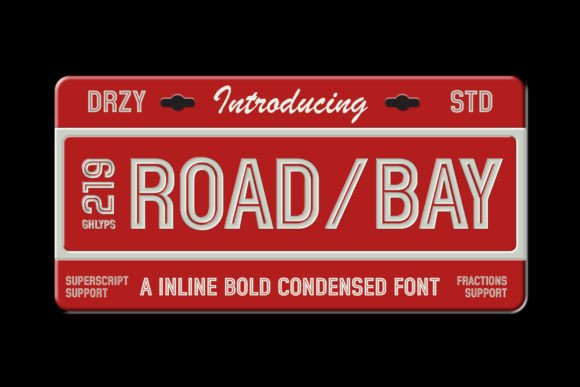 Roadbay Inline Bold Condensed: The Typeface That Amplifies Campaign Impact
