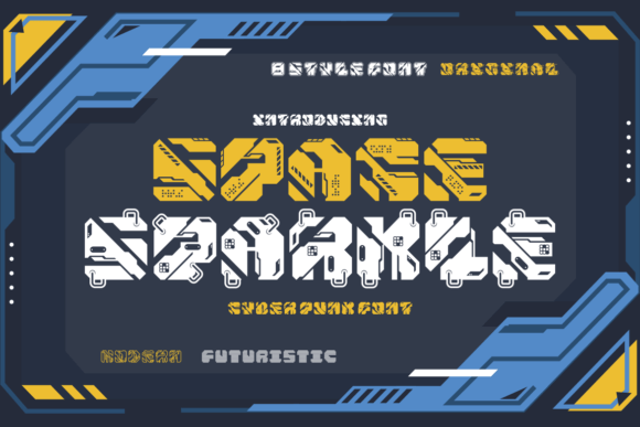 Space Sparkle: The Cyberpunk Typeface for Bold Campaigns