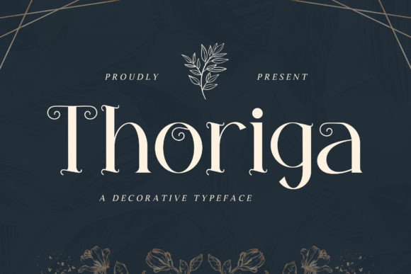 Thoriga: A Whimsical Typeface for Editorial Design