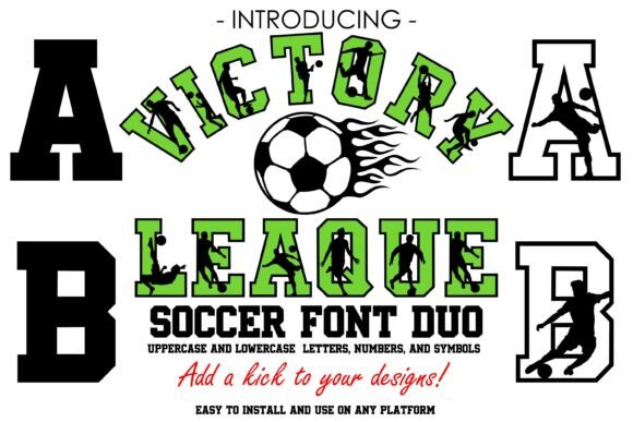Victory League Soccer: The Ultimate Sports Typeface for Bold Branding