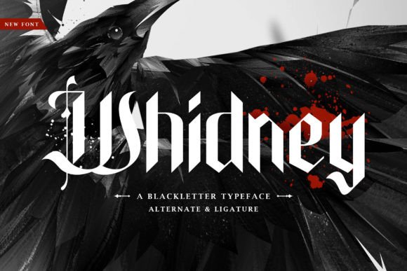 Whidney: The Medieval Blackletter Font for Handmade Creators
