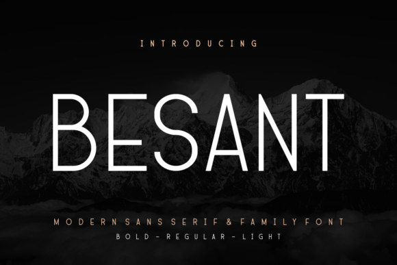 Why Besant Is the Bold Font Choice for Modern Brand Identity