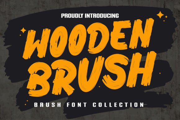 Wooden Brush: The Creative Font That Elevates Small Business Branding