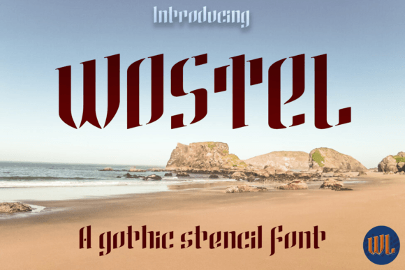 Wostel: A Bold Blackletter Typeface for Editorial Design