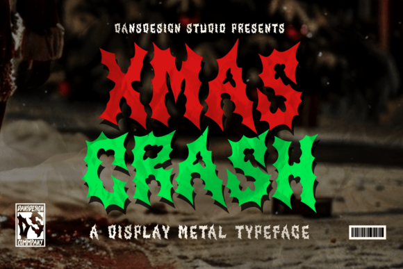 Xmas Crash: The Edgy Blackletter Typeface for Bold Web Design