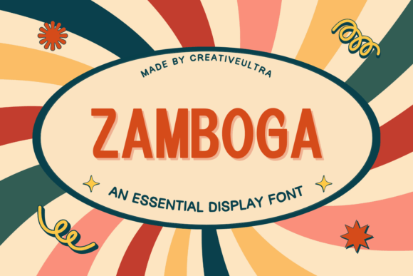 Zamboga: The Bold Display Typeface for Scroll-Stopping Campaigns